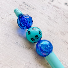 Load image into Gallery viewer, Bead Pen Blue Dog Paws
