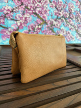 Load image into Gallery viewer, Camel Crossbody Clutch Purse
